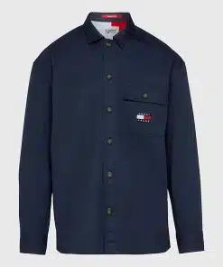 Tommy Jeans Classic Solid Overshirt Twilight Navy