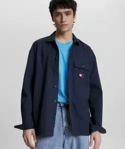Tommy Jeans Classic Solid Overshirt Twilight Navy
