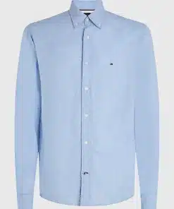 Tommy Hilfiger Pigment Dyed Solid Shirt Vessel Blue