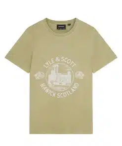 Lyle & Scott Hawick Print T-Shirt Seaweed