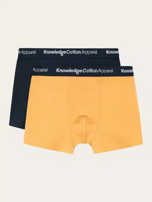 Knowledge Cotton Apparel 2-Pack Underwear Amber Yellow