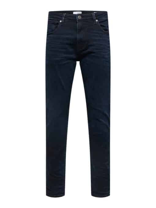 Selected Homme Slim Leon Soft Slim Fit Jeans Blue Black Denim