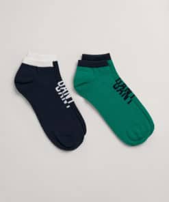 Gant Ankle Socks 2-Pack Evening Blue