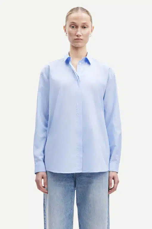 Samsøe Samsøe Caico Shirt Oxford Blue