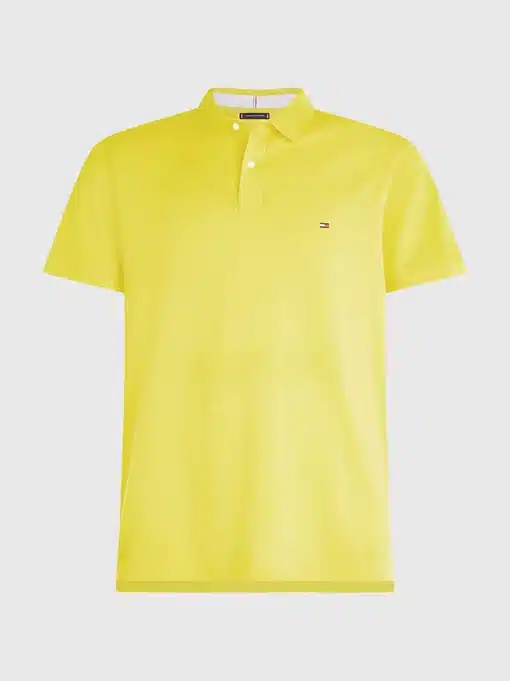 Tommy Hilfiger 1985 Regular Fit Pique Polo Vivid Yellow