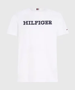 Tommy Hilfiger Monotype Embro Graphic Tee White