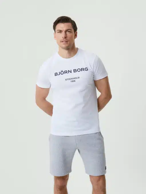 Björn Borg Borg Logo T-Shirt Brilliant White