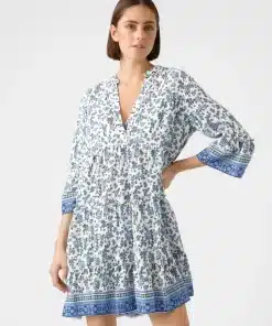 Vero Moda Milan Short Dress Dazzling Blue