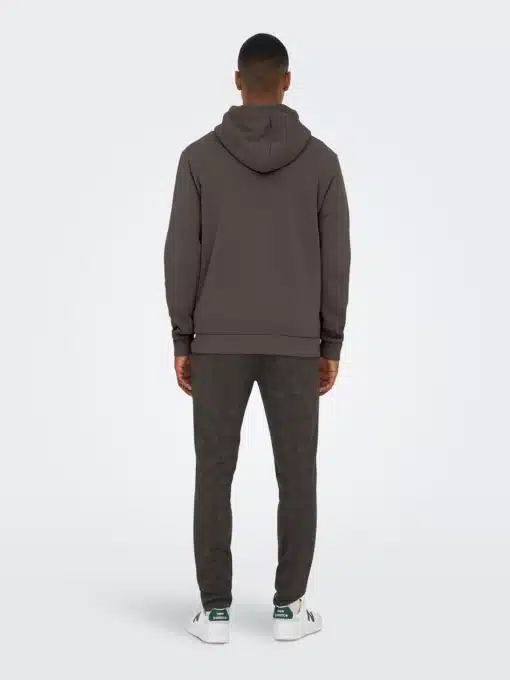 Only & Sons Ceres Hoodie Seal Brown
