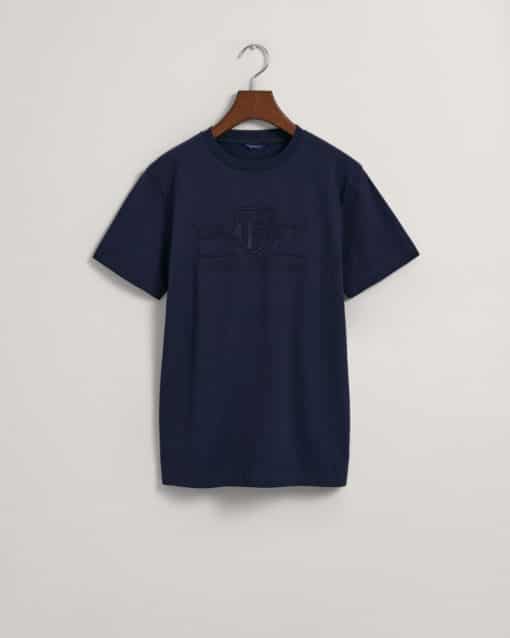 Gant Teens Tonal Archive Shield T-shirt Classic Blue