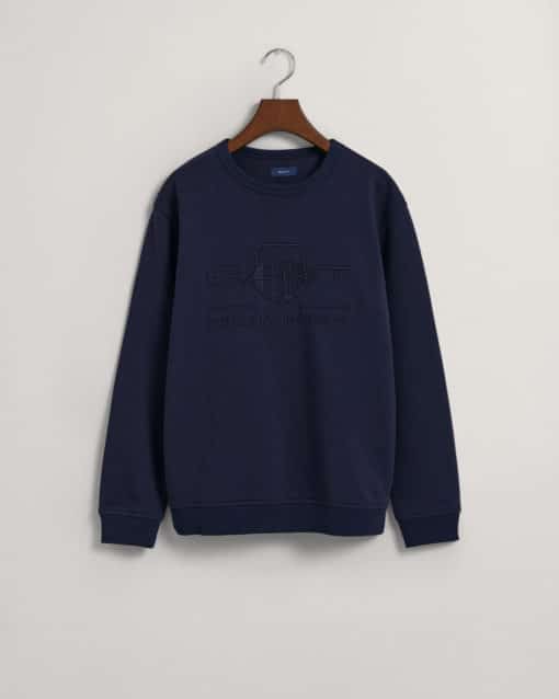 Gant Teens Archive Shield Sweatshirt Classic Blue