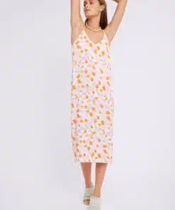 Envii Enlima Slip Dress Orange Bloom