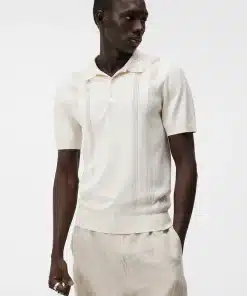 J.Lindeberg Rey Solid Polo Cloud White