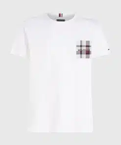 Tommy Hilfiger Monotype Label Tee White