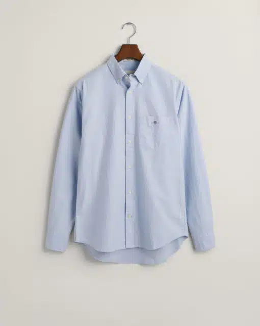 Gant Regular Fit Oxford Shirt Light Blue