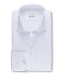 Stenströms White Twill Shirt Fitted Body