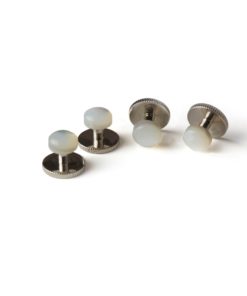 Stenströms White Mother of Pearl Shirt Studs
