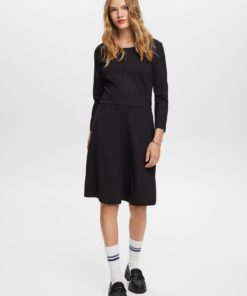 Esprit Long Sleeve Dress Black