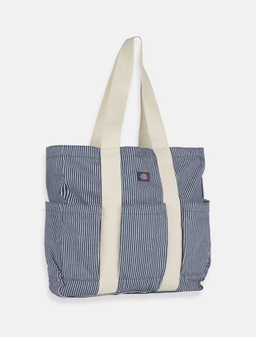 Dickies Hickory Icon Tote Bag Blue Hickory