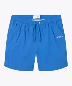 Les Deux Stan Seersucker Swim Shorts Palace Blue