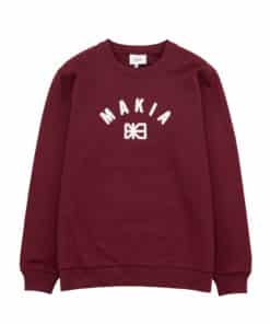 Makia Brand Sweatshirt Cranberry