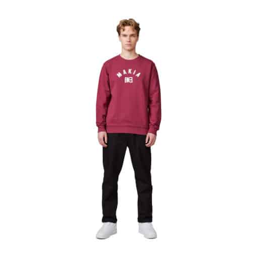 Makia Brand Sweatshirt Cranberry