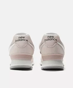 New Balance 574 Pink With White