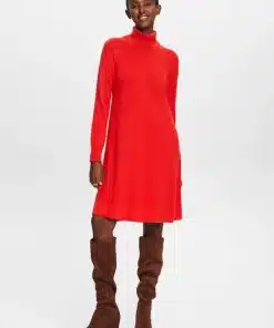 Esprit Knit Dress Red