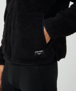 Björn Borg Centre Pile Fleece Jacket Black Beauty