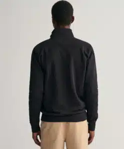 Gant Shield Full Zip Sweatshirt Black