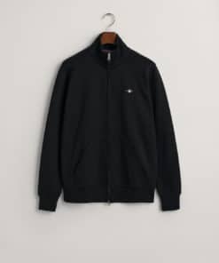Gant Shield Full Zip Sweatshirt Black