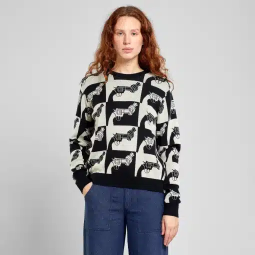 Dedicated Sweater Arendal The Knotted Gun Black