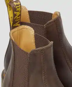 Dr. Martens 2976 Yellow Stitch Grazy Horse Chelsea Boots