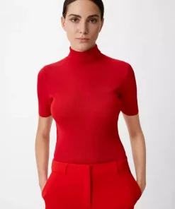 Comma, Knitted Pullover Poppy Red