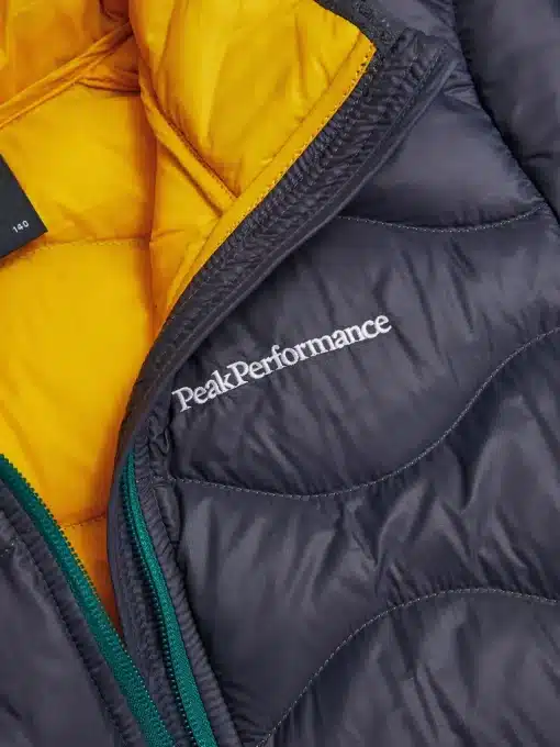 Peak Performance Helium Down Hood Jacket Junior Motion Grey