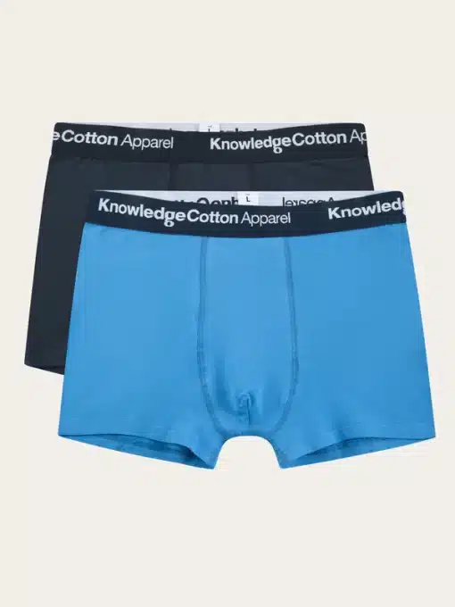 Knowledge Cotton Apparel 2-Pack Underwear Azure Blue