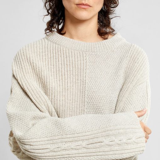 Dedicated Sweater Limboda Pearl White
