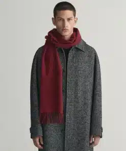 Gant Wool Scarf Plumped Red