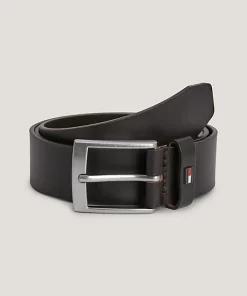 Tommy Hilfiger Adan Leather Belt + Giftbox Testa Di Moro
