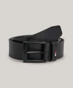 Tommy Hilfiger Adan Leather Belt + Giftbox Black