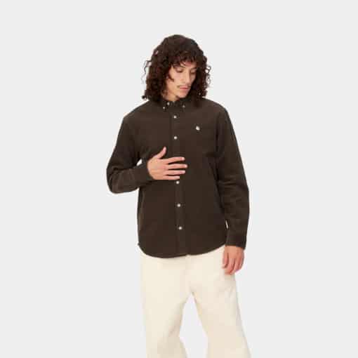 Carhartt L/S Madison Cord Shirt Buckeye/Wax