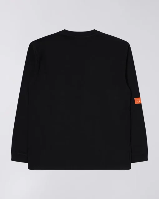 Edwin Katakana Retro Long Sleeve Shirt Black