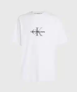 Calvin Klein Archival Mono Logo Tee Bright White