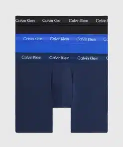 Calvin Klein 3 Pack Boxer Briefs Black/Blueshadow/Cobaltwater Dtm Wb