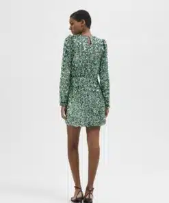 Selected Femme Colyn Sequin Dress Loden Frost