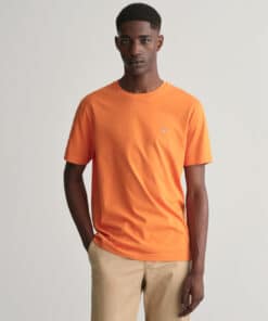 Gant Reg Shield T-Shirt Pumpkin Orange