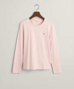 Gant Woman Shield Ls Shirt Faded Pink