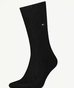 Tommy Hilfiger Cable Wool Sock Black