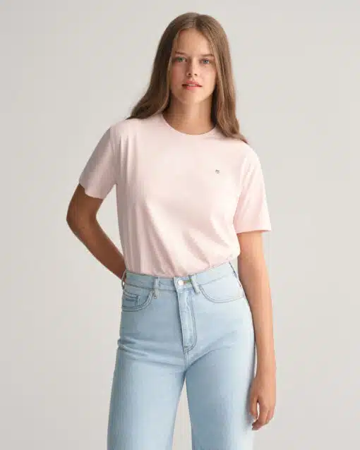 Gant Teens Shield SS T-Shirt Crystal Pink
