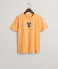 Gant Teens Archive Shield T-shirt Coral Apricot